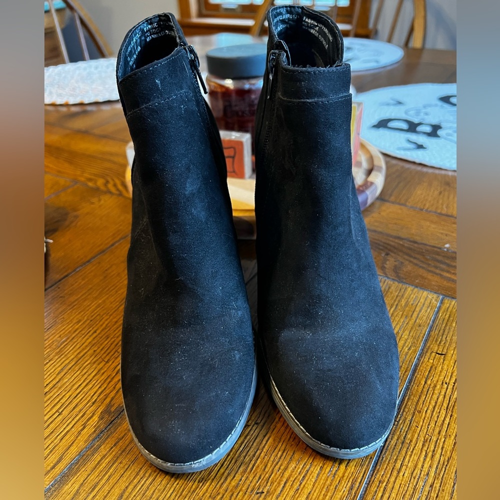 Madden NYC Womens Wedge Ankle Booties Black Size 10 - Picture 6 of 9